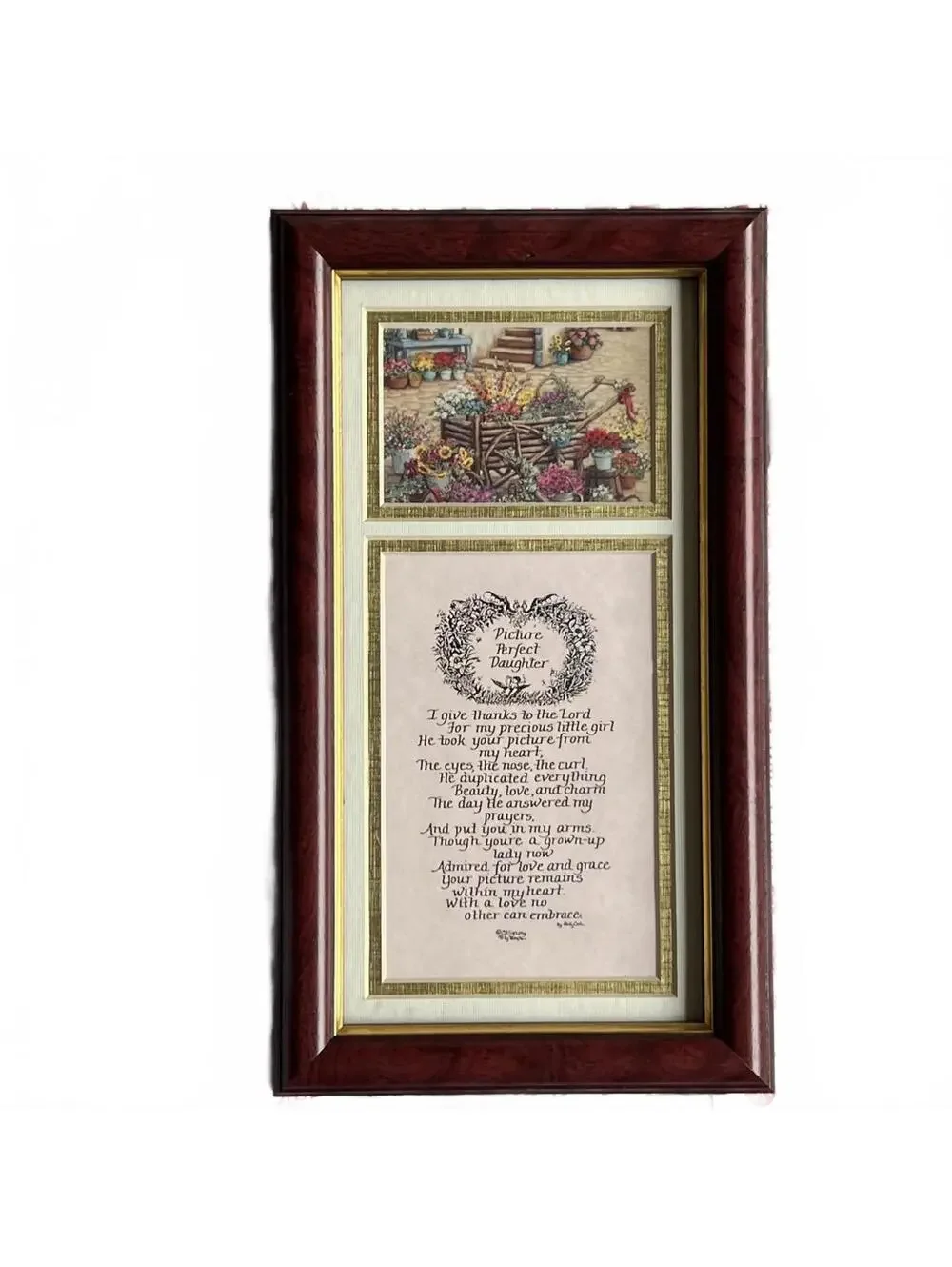 Framed Poem ‘For My Daughter’